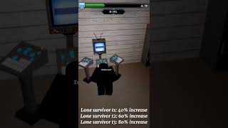 What the lone survivor ability does in FNAF: Hunted #fnaf #gaming #roblox #shorts