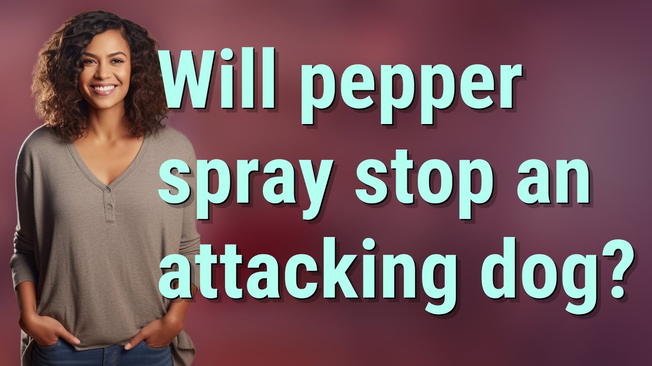 Will pepper spray stop an attacking dog? - YouTube