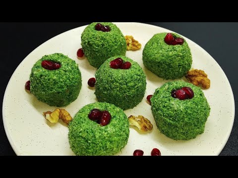 Пхали из шпината по-грузински с грецкими орехами: Вкус и польза в одном блюде!