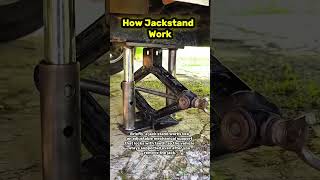 How Jack Stands Work | Why Your Car Stays Up After Removing the Jack #shorts #JackStand #CarSafety