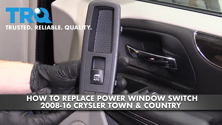 2008 chrysler town and country window switch