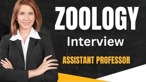 Zoology mock Interview | Assistant professor interview | Biology lecturer | PD Classes 