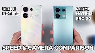 Redmi Note 13 vs Redmi Note 13 Pro 5G SPEED TEST & CAMERA Comparison | Zeibiz