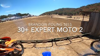 30+ Expert Moto 2 OTHG Hollister Bay Area warm up 8.21.2022