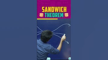 Sandwich Theorem | Important Maths Concepts By Aman Sir #shorts