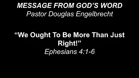 10/04/2020 Sermon - Douglas Engelbrecht