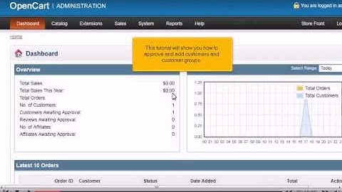 How to manage your customers in OpenCart