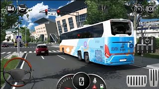 Us Bus Off-road Drive Game | Us City Bus Simulator Game 2024 - Android Gameplay screenshot 3