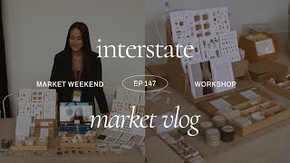 market vlog, travel journalling and journal workshops | studio vlog 148