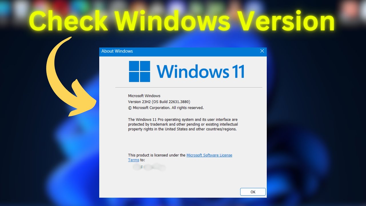 How to Check Windows Version in Computer | Check what Windows You Have ...