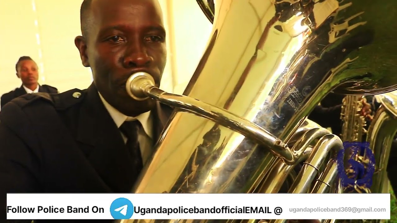 Uganda police band at Makerere University 76th graduation ceremony