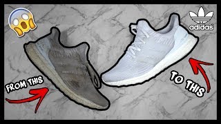 how to clean ultra boost triple white