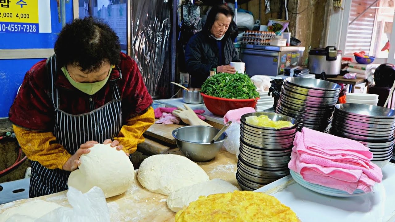 Бабушкина домашняя лапша / корейская уличная еда