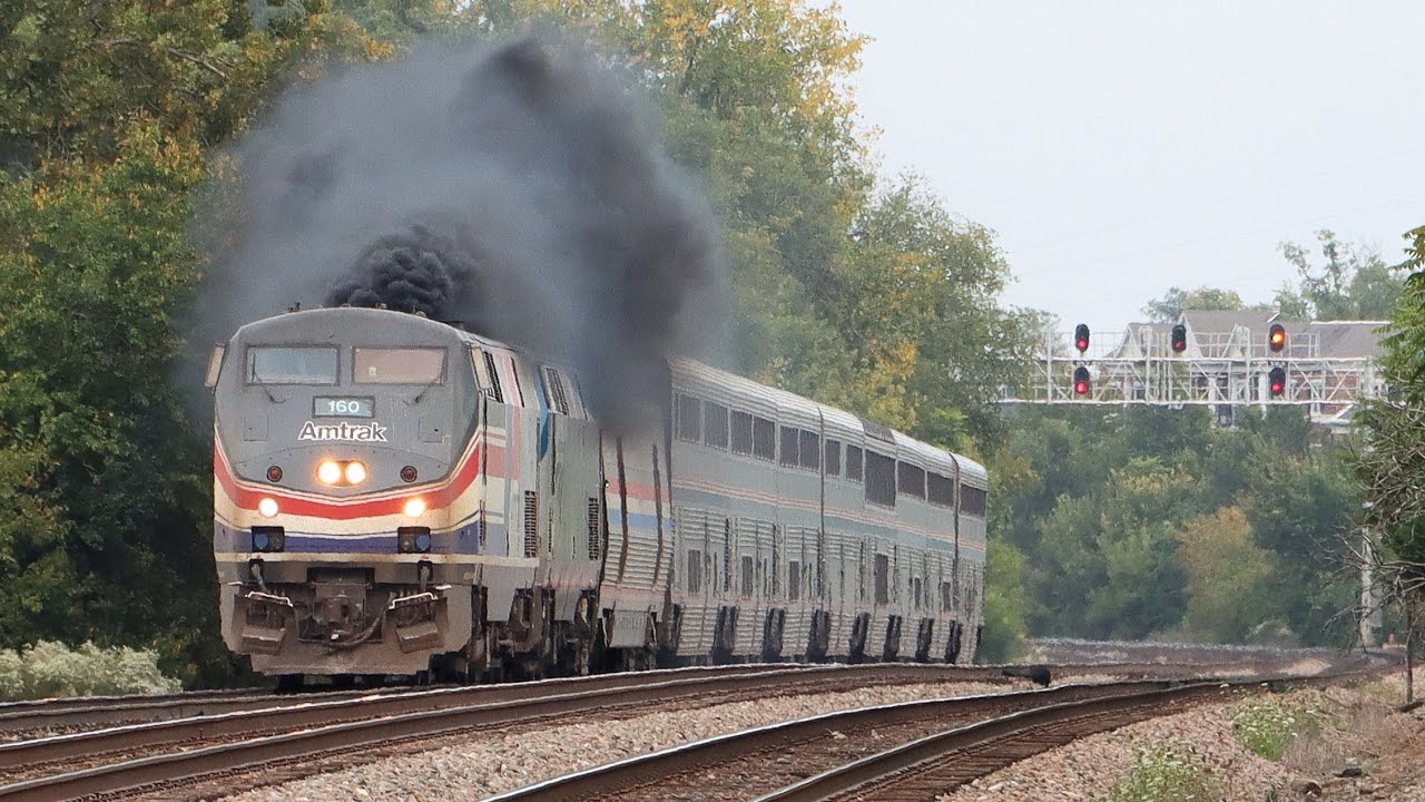 Chicagoland Passenger Trains: Amtrak Heritage Units, Metra Double Headers, Awesome Horn Shows & More