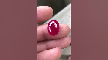 Đẹp không còn gì tả Ruby đỏ huyết bồ câu hàng lục yên hình ảnh sắc nét ánh sáng 11.1ct