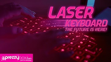 Laser Keyboard And Powerbank - Talk QWERTY To Me