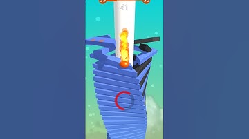 Stack ball gameplay level 32🥵 #game #shorts #gameplay #pankaj gaming