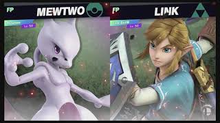 Super Smash Bros Ultimate Amiibo Fights – Request #15426 Mewtwo vs Link