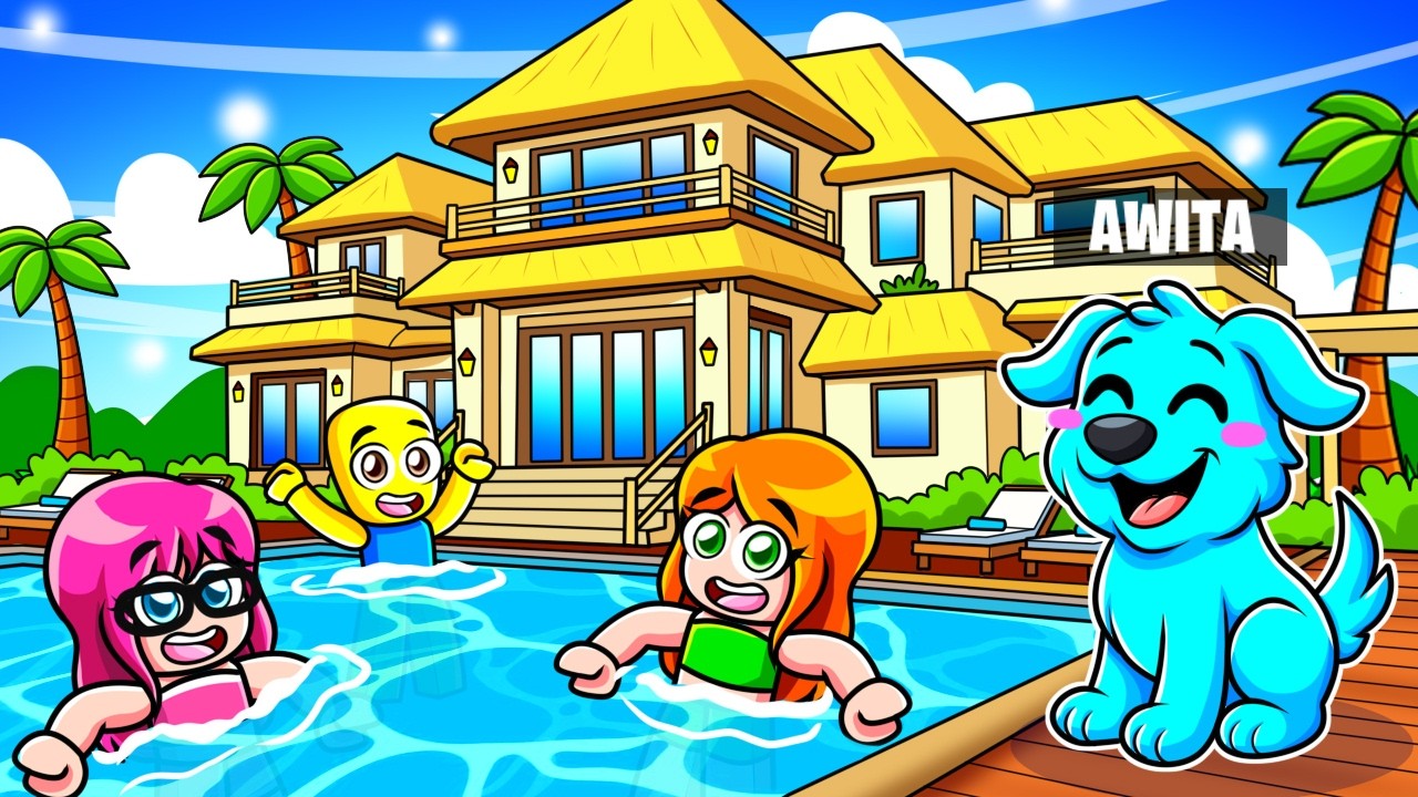 Me Converti en PERRO en Un RESORT TROPICAL en Roblox!