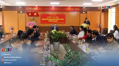 Lễ công bố quyết định của Ban Thường vụ Tỉnh ủy và Chủ tịch UBND tỉnh về công tác cán bộ | THLC
