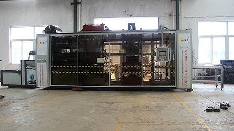 HW 640 Three Stations forming/cutting/stacking Inline Thermoforming Machine