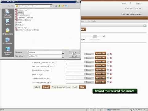 IRDA ONLINE INSURANCE SURVEYOR LICENSE RENEWAL - VIDEO DEMO