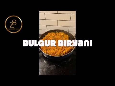 Bulgur Biryani with Eggs