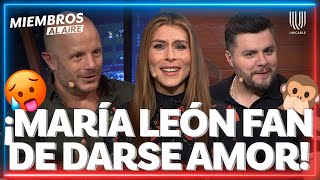  ¡María León reveló cómo se da "amor propio" cuando no hay pareja disponible! | Miembros al Aire 