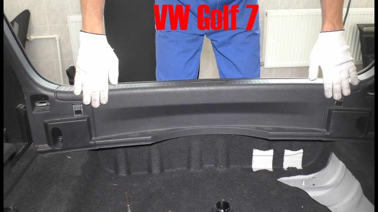 VW Golf 7 - Kofferraum Panel Aus- und Einbau 