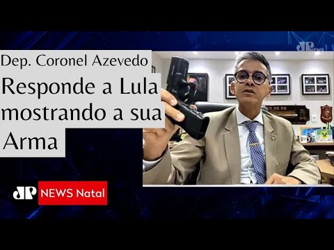 Dep. Coronel Azevedo Responde a Lula mostrando a sua Arma - Tribuna Livre - 07/04/22