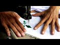 Simple leaf embroidery stitch for beginners  rizwan ali tv
