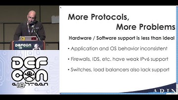 DEF CON 18 Hacking Conference Presentation By Matt Ryanczak  Implementing IPv6 at ARIN - Video and S