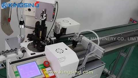 Automatic Terminal Crimping Machine With Conveyor Belt