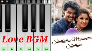 Thulladha Manamum Thullum - Love BGM | Vijay | Simran | S A Rajkumar | Piano Cover | Perfect Piano