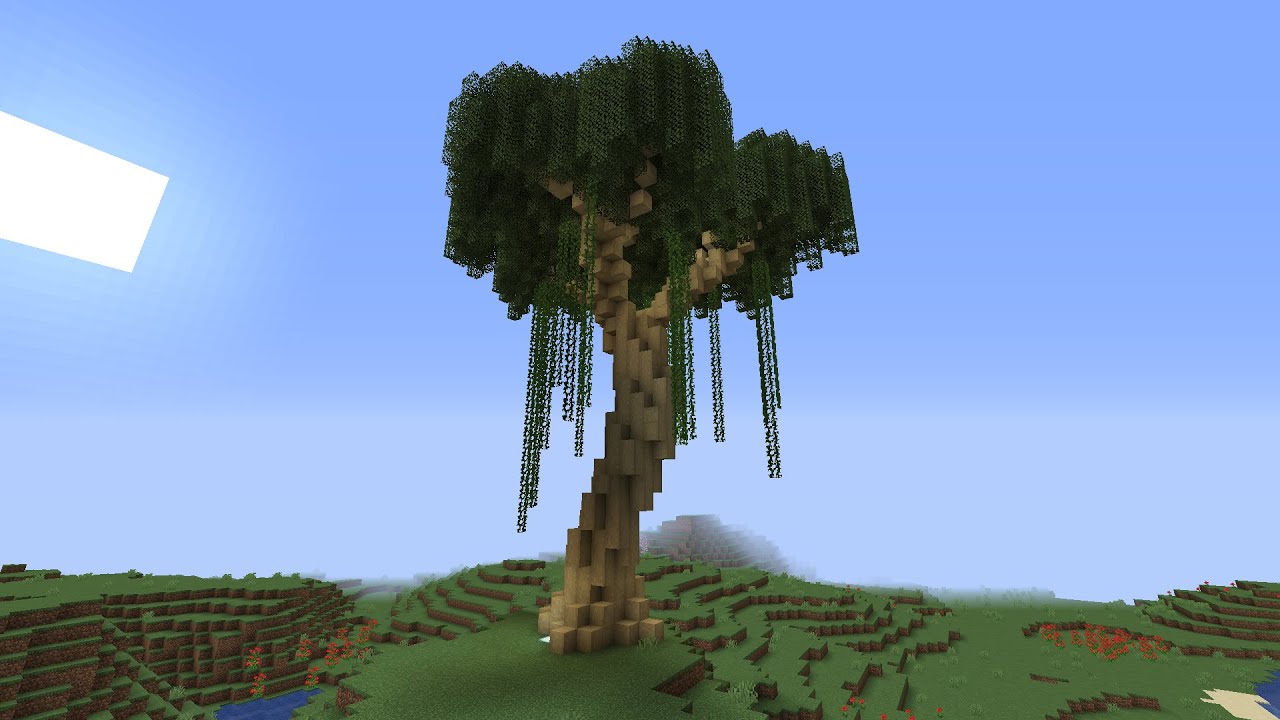 Minecraft: Large Custom Birch tree - YouTube