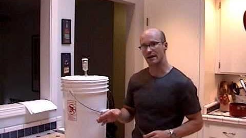 Fermenting Home Brewed Hefeweizen Beer