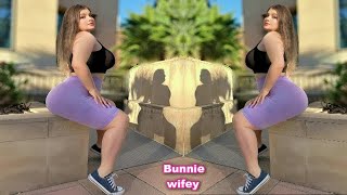 Bunnie .. Plus size model  Bio and Wiki Height and Weight, Measurements