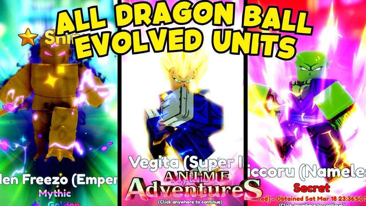 All units added with Anime Adventures' Anniversary Update - Roblox