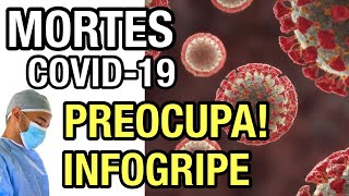 (INFOGRIPE) COVID-19 AINDA LIDERA MORTE APESAR DE QUEDAS: 46,4%  covid-19; 38,0% para Influenza A;