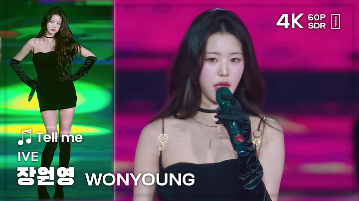 241220 아이브 장원영 IVE WONYOUNG 🎵말해줘 (Tell me) 직캠 FANCAM @KBS_SONG_FESTIVAL2024