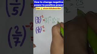 🤔 How to change negative power to Positive power in easy #shorts#shortsfeed#youtubeshorts#mathshorts screenshot 5