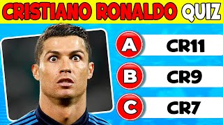 Cristiano Ronaldo Quiz: O quanto você sabe sobre o Cristiano Ronaldo❓