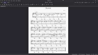 Warmth and whisper | Piano (Score)