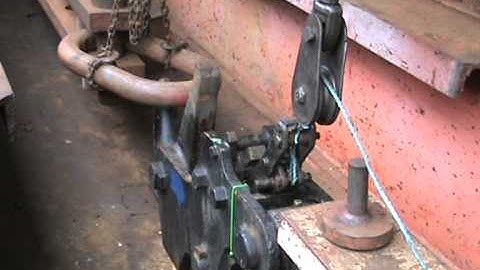 Proof Load Test of Release Hook Block