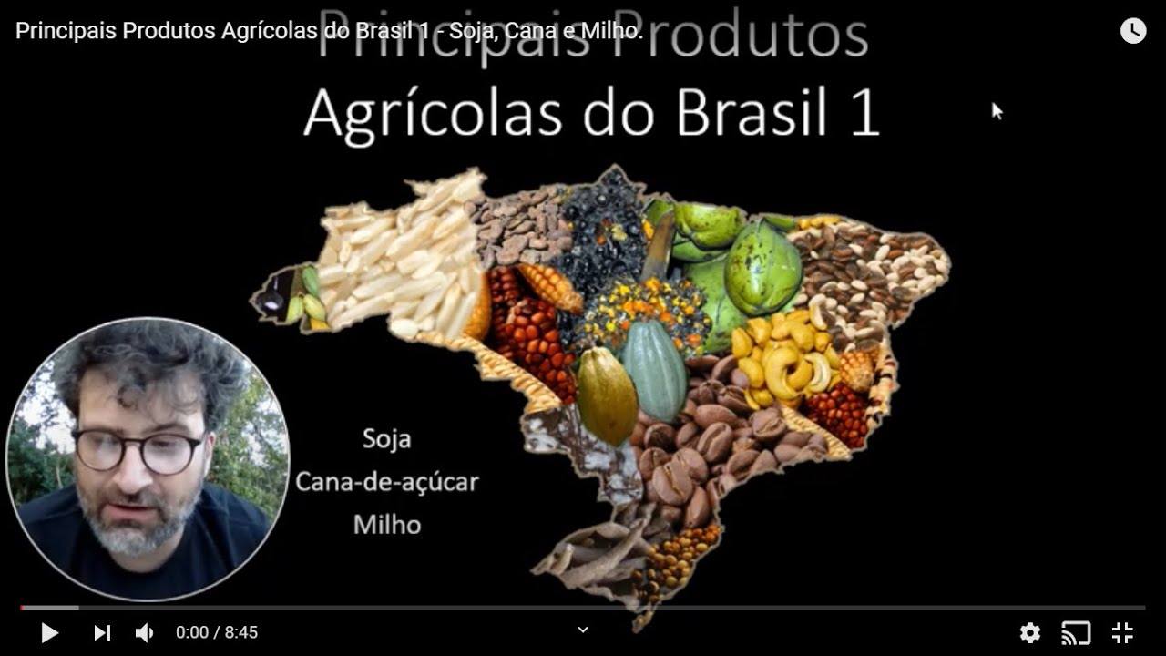 Principais Produtos Agrícolas do Brasil 1 - Soja, Cana e Milho. - YouTube