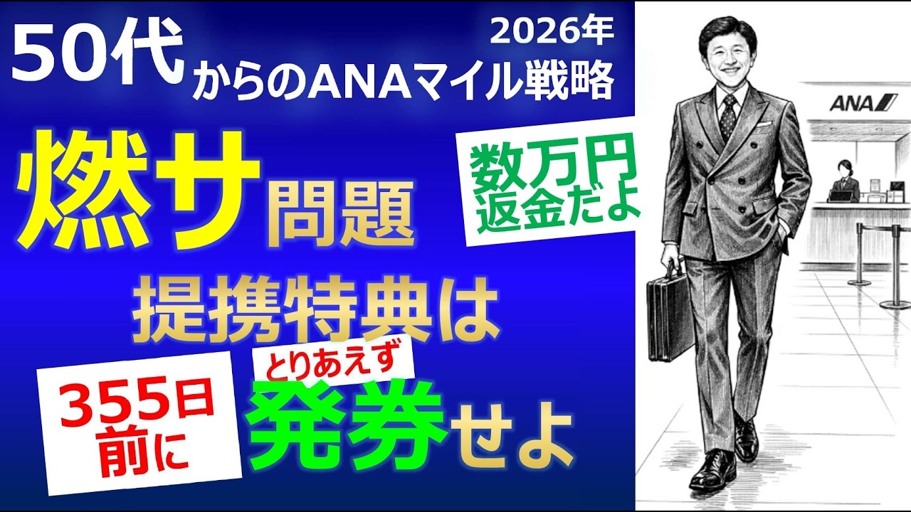 ANA Mileage Strategy for People in Their 50s] Even with soaring