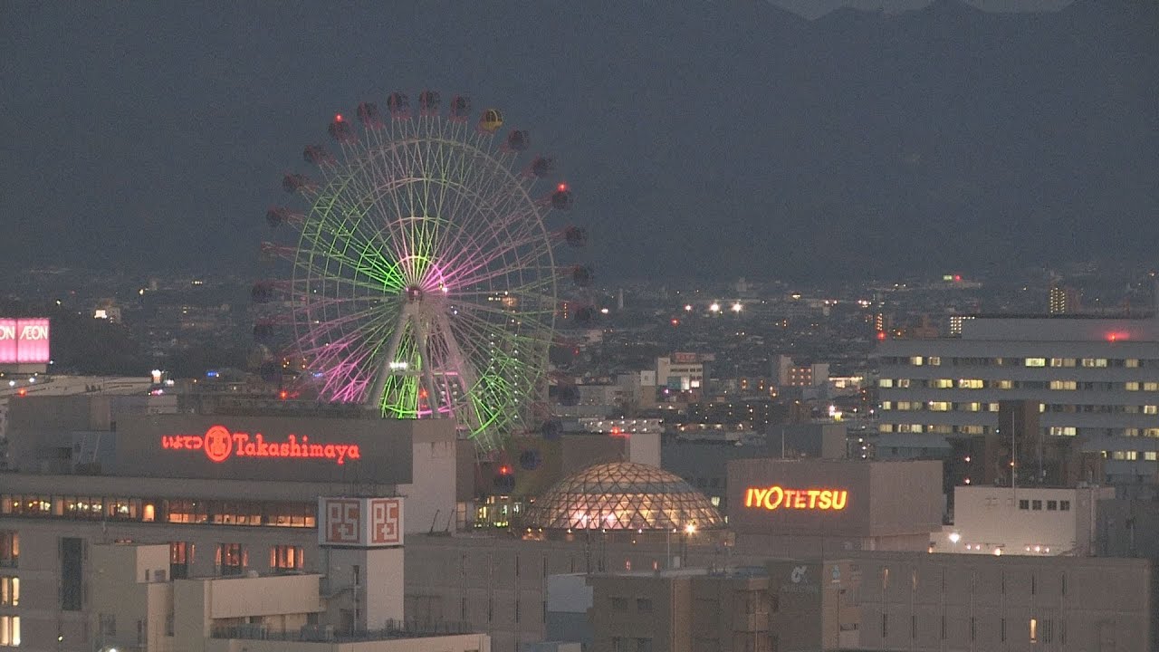 Matsuyama's giant Ferris wheel 