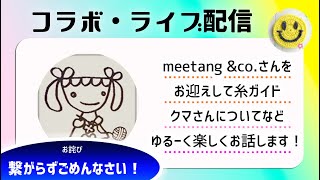 meetangさんとコラボ生配信【かぎ針編み】diy crochet