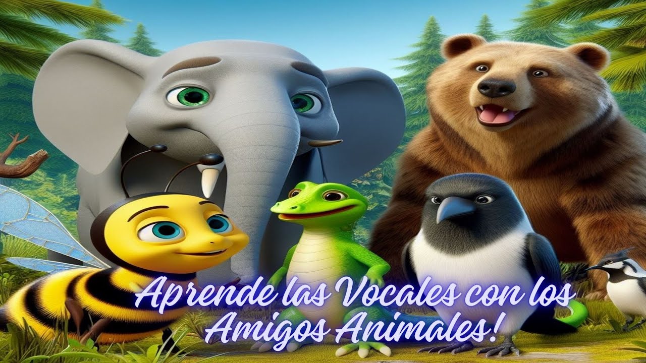 Cuento De Las Vocales Con Animales
