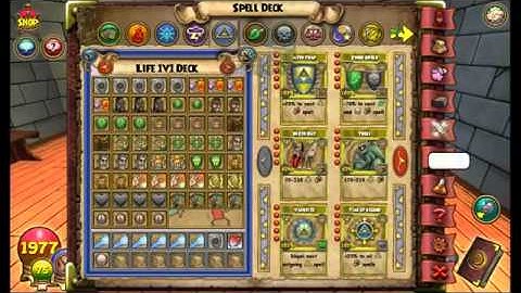 W101 Wizard101 Grandmaster Life 1v1 Deck Guide With or Without Myth Mastery arena PvP